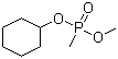 结构式 CAS# 7040-52-0, 甲基膦酸环己基甲基酯