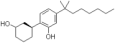 structure of CAS# 70434-82-1, rel-5-(1,1-Dimethylheptyl)-2-[(1R,3S)-3-hydroxycyclohexyl]phenol