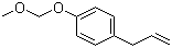 1-(甲氧基甲氧基)-4-(2-丙烯-1-基)苯分子结构 (CAS 70482-71-2)