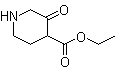 3-氧代-4-哌啶羧酸乙酯分子结构 (CAS 70637-75-1)