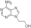 9-(2-羟乙基)腺嘌呤分子结构 (CAS 707-99-3)