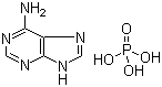 结构式 CAS# 70700-30-0, 腺嘌呤磷酸盐; 磷酸氨基嘌呤; 1H-嘌呤-6-氨基磷酸盐; 维生素 B4