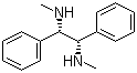 (1S,2S)-N,N'-二甲基-1,2-二苯基-1,2-乙二胺分子结构 (CAS 70749-06-3)