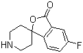 structure of CAS# 707541-47-7, 5-Fluoro-3H-spiro[isobenzofuran-1,4'-piperidin]-3-one