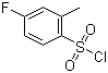 4-氟-2-甲基苯磺酰氯分子结构 (CAS 7079-48-3)