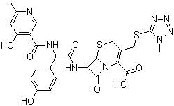 Cefpiramide acid molecular structure (CAS 70797-11-4)