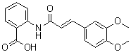 trans-Tranilast molecular structure (CAS 70806-55-2)