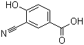 3-Cyano-4-hydroxybenzoic acid molecular structure (CAS 70829-28-6)