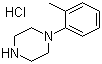 结构式 CAS# 70849-60-4, 1-(2-甲基苯基)哌嗪盐酸盐