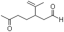 结构式 CAS# 7086-79-5, 3-异丙烯基-6-氧代庚醛