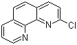 2-氯-1,10-菲咯啉分子结构 (CAS 7089-68-1)
