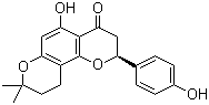 structure of CAS# 70897-14-2, Dihydrocitflavanone;(S)-2,3,9,10-Tetrahydro-5-hydroxy-2-(4-hydroxyphenyl)-8,8-dimethyl-4H,8H-benzo[1,2-b:3,4-b']dipyran-4-one