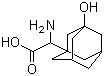 alpha-Amino-3-hydroxy-tricyclo[3.3.1.1(3,7)]decane-1-acetic acid molecular structure (CAS 709031-30-1)