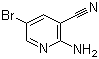 结构式 CAS# 709652-82-4, 2-氨基-5-溴烟腈