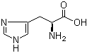 L-Histidine molecular structure (CAS 71-00-1)