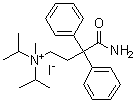 Isopropamide iodide molecular structure (CAS 71-81-8)