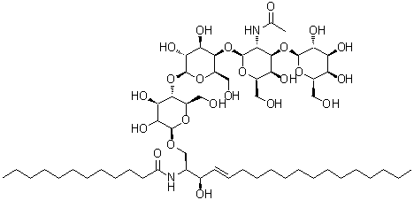 结构式 CAS# 71012-19-6, 去唾液酸神经节苷酯 GM1a