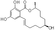 (-)-beta-Zearalenol molecular structure (CAS 71030-11-0)