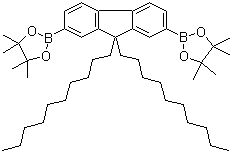 9,9-Didecylfluorene-2,7-diboronic acid dipinacol ester molecular structure (CAS 711026-06-1)
