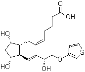 Tiaprost molecular structure (CAS 71116-82-0)