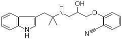 Bucindolol molecular structure (CAS 71119-11-4)