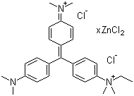 结构式 CAS# 7114-03-6, 甲基绿; 甲基绿氯化锌盐
