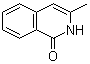 3-甲基异喹啉-1(2H)-酮分子结构 (CAS 7114-80-9)