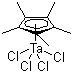 Pentamethylcyclopentadienyltantalum tetrachloride molecular structure (CAS 71414-47-6)