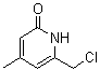 6-(氯甲基)-4-甲基-2(1H)-吡啶酮分子结构 (CAS 71431-17-9)