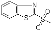 structure of CAS# 7144-49-2, 2-(Methylsulfonyl)benzothiazole;Methyl 2-benzothiazolyl sulfone; NSC 51671