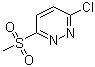 3-Chloro-6-(methylsulfonyl)pyridazine molecular structure (CAS 7145-62-2)