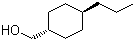 trans-4-Propylcyclohexanemethanol molecular structure (CAS 71458-06-5)