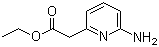 Ethyl (6-aminopyridin-2-yl)acetate molecular structure (CAS 71469-82-4)
