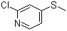 2-Chloro-4-(methylthio)pyridine molecular structure (CAS 71506-83-7)