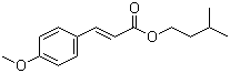 Isopentyl 4-methoxycinnamate molecular structure (CAS 71617-10-2)
