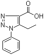5-Ethyl-1-phenyl-1H-[1,2,3]triazole-4-carboxylic acid molecular structure (CAS 716361-89-6)