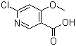 6-Chloro-4-methoxynicotinic acid molecular structure (CAS 716362-10-6)