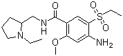 Amisulpride molecular structure (CAS 71675-85-9)
