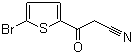3-(5-溴-2-噻吩基)-3-氧代丙腈分子结构 (CAS 71683-02-8)