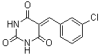 5-(3-Chlorobenzylidene)barbituric acid molecular structure (CAS 71732-11-1)