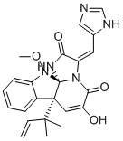 Meleagrin molecular structure (CAS 71751-77-4)