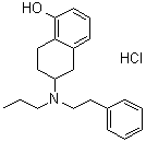 5,6,7,8-Tetrahydro-6-[(2-phenylethyl)propylamino]-1-naphthalenol hydrochloride molecular structure (CAS 71787-90-1)