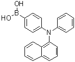 4-[N-(1-Naphthyl)-N-phenylamino]phenylboronic acid molecular structure (CAS 717888-41-0)