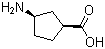 结构式 CAS# 71830-07-4, (1S,3R)-3-氨基环戊羧酸