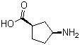 (1R,3S)-3-Aminocyclopentanecarboxylic acid molecular structure (CAS 71830-08-5)