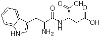 结构式 CAS# 71835-78-4, L-色氨酰-L-天冬氨酸