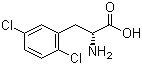D-2,5-二氯苯丙氨酸分子结构 (CAS 718596-54-4)