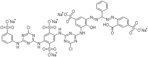 活性蓝 160分子结构 (CAS 71872-76-9)