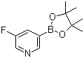 3-Fluoropyridine-5-boronic acid pinacol ester molecular structure (CAS 719268-92-5)