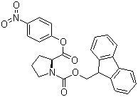structure of CAS# 71989-32-7, Fmoc-L-proline 4-nitrophenyl ester;Fmoc-Pro-ONp